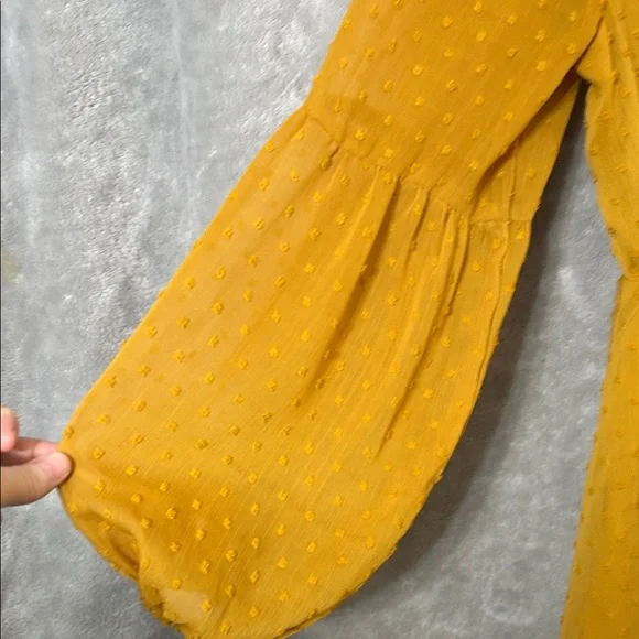 SHEIN Mustard Long Sleeve Dress - Picture 2 of 7
